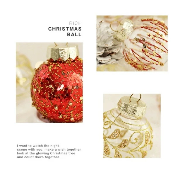 超特価25個セット クリスマス ボール クリスマスツリー 豪華 おしゃれな クリスマス飾り クリスマスツリー用品 セット 北欧風 可愛い キラキラな 部屋 店舗