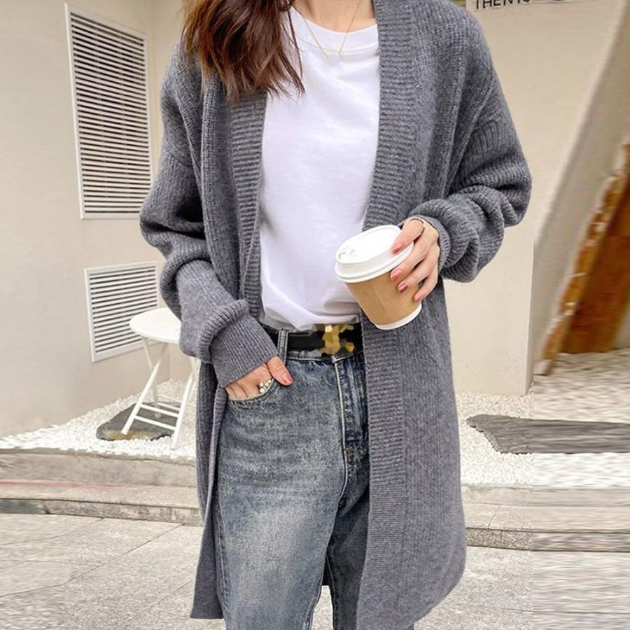 ロング ニットカーディガンレディース秋冬 ロング ニットカーディガンレディース秋冬