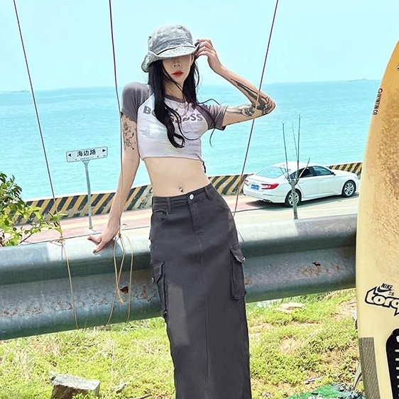 スカート ロングスカート ロング ロング丈 ストレート Iライン スリット バックスリット ファスナー ポケット ハイウエスト 綿 かわいい 大人可愛い シンプル カジュアル おしゃれ レトロ スカート ロングスカート ロング ロング丈 ストレート Iライン スリット バックスリット ファスナー ポケット ハイウエスト 綿 かわいい 大人可愛い シンプル カジュアル おしゃれ レトロ