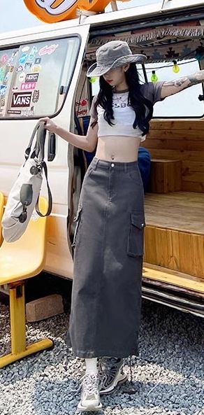 スカート ロングスカート ロング ロング丈 ストレート Iライン スリット バックスリット ファスナー ポケット ハイウエスト 綿 かわいい 大人可愛い シンプル カジュアル おしゃれ レトロ スカート ロングスカート ロング ロング丈 ストレート Iライン スリット バックスリット ファスナー ポケット ハイウエスト 綿 かわいい 大人可愛い シンプル カジュアル おしゃれ レトロ