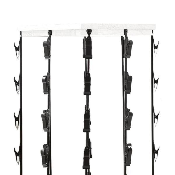 チップラックディスプレイスタンド木製ベース店舗用袋入りスナックサプライホワイト チップラックディスプレイスタンド木製ベース店舗用袋入りスナックサプライホワイト