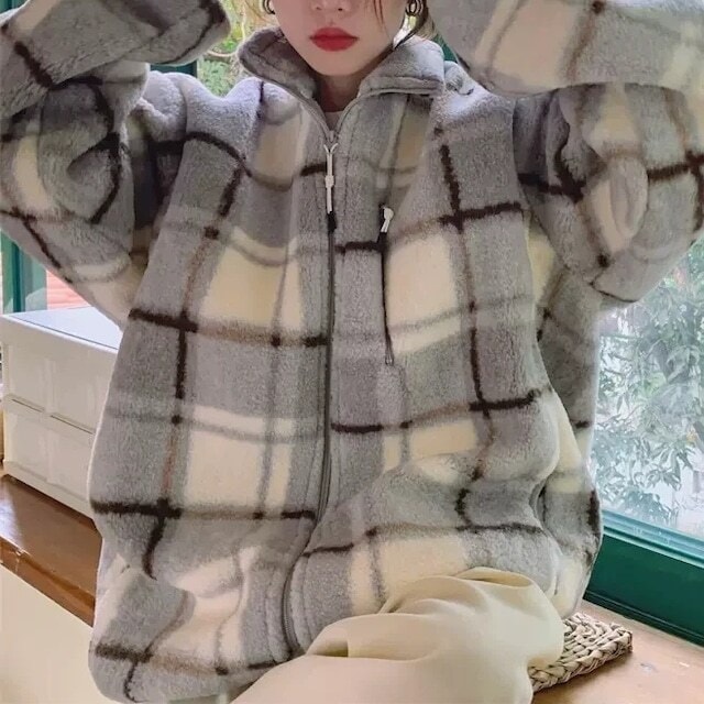 【送料無料】レディース アウター 暖かい スタンドカラー チェック柄 ボア ジャケット ハイネック メンズライク 大人可愛い ママコーデ ママファッション 韓国系 オルチャン 人気 トレンド 【送料無料】レディース アウター 暖かい スタンドカラー チェック柄 ボア ジャケット ハイネック メンズライク 大人可愛い ママコーデ ママファッション 韓国系 オルチャン 人気 トレンド