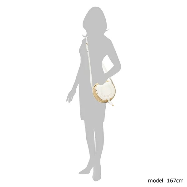 ショルダーバッグ マーシー かごバッグ カゴバッグ クロスボディバッグ ホワイト レディース CHC23SS736I32 101