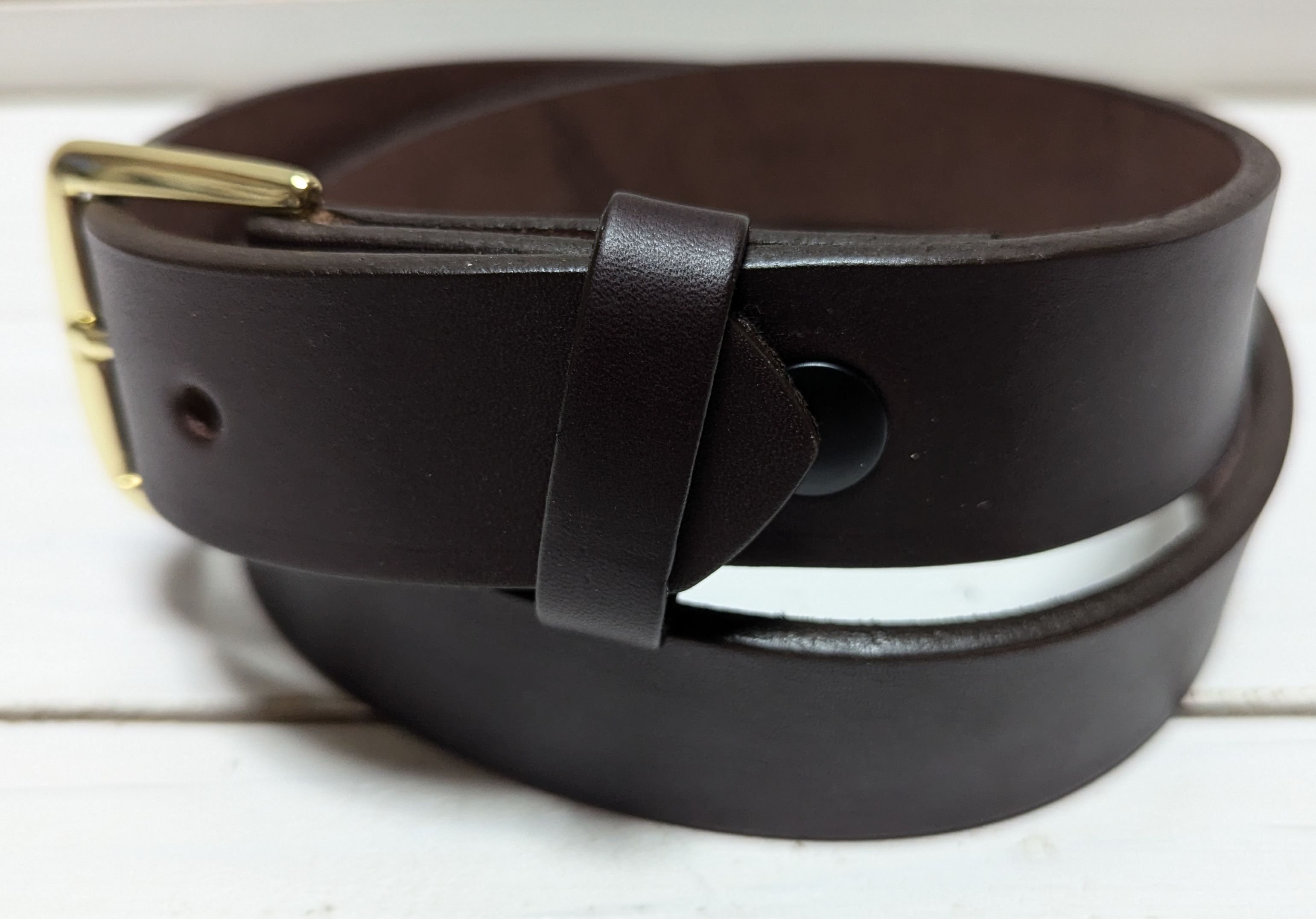 ボストンレザー アメリカ製 本革製 レザー ベルト 茶 ブラウン メンズ BOSTON LEATHER BELT BROWN 006