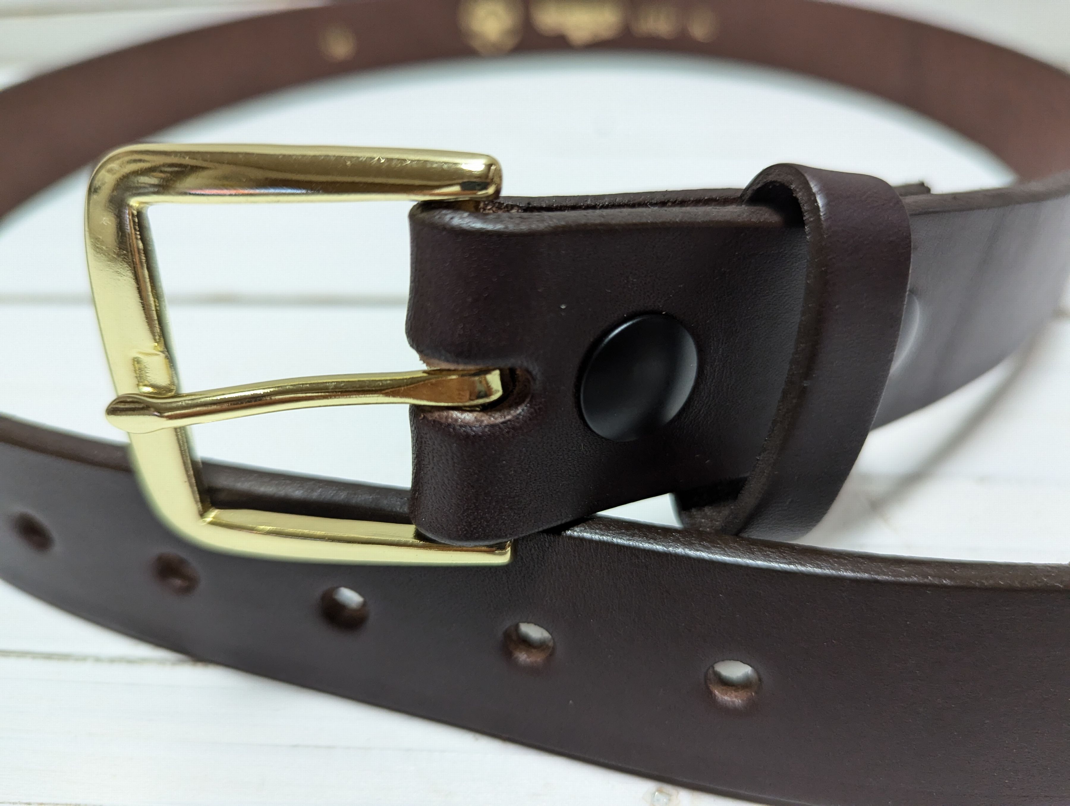 ボストンレザー アメリカ製 本革製 レザー ベルト 茶 ブラウン メンズ BOSTON LEATHER BELT BROWN 006