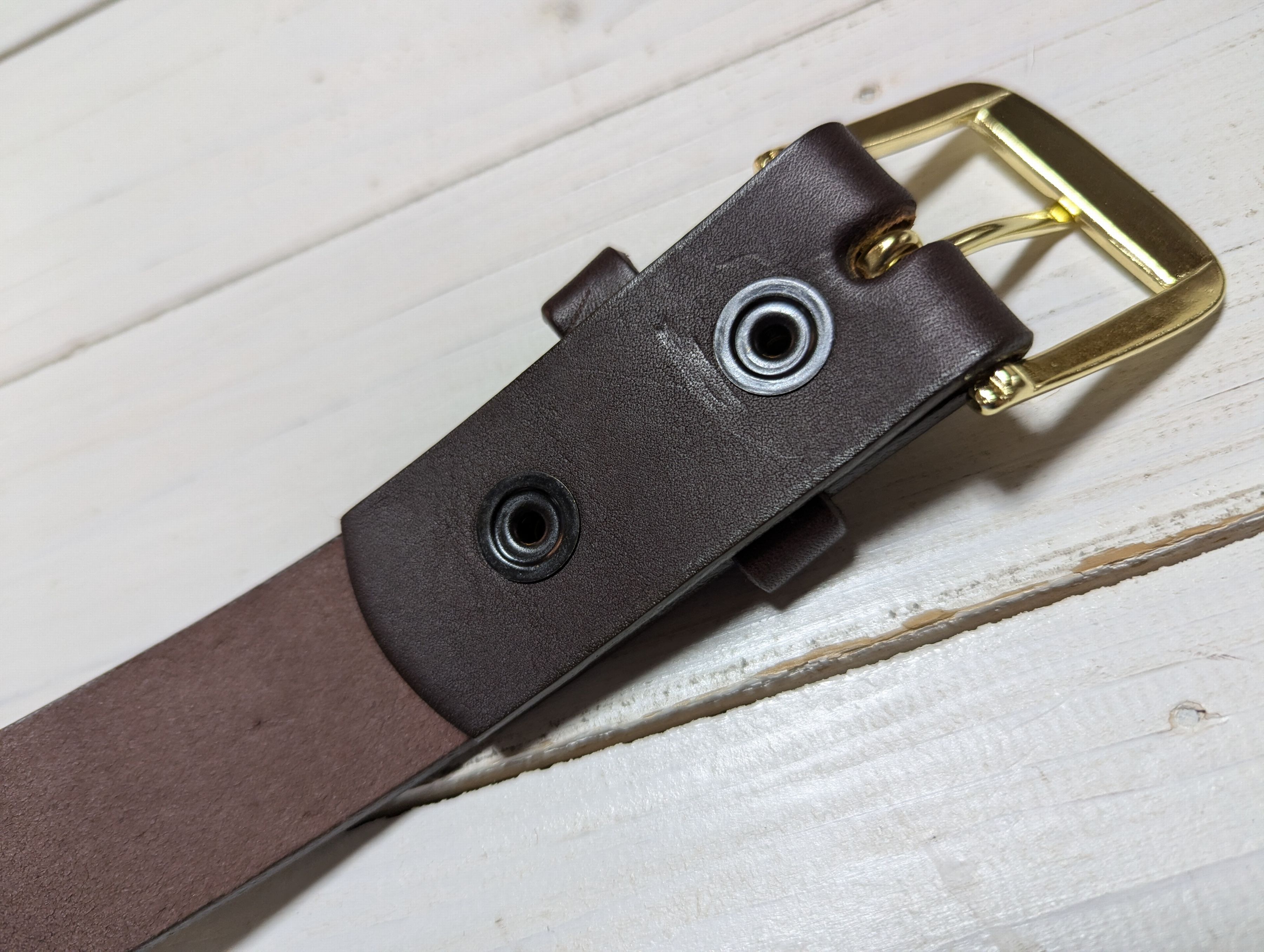 ボストンレザー アメリカ製 本革製 レザー ベルト 茶 ブラウン メンズ BOSTON LEATHER BELT BROWN 006