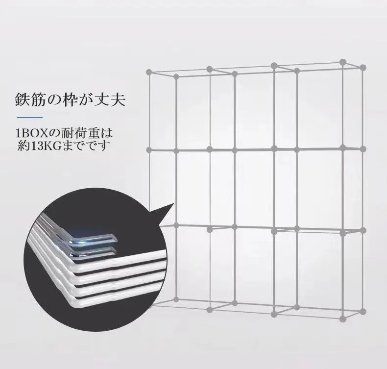 【1つ買うと1つ無料】【メガ割 】ラッキーボックス 収納家具組立式チェストタンス衣装ケースラック組立簡単アレンジ自由捨てる際は燃えないゴミへインテリ