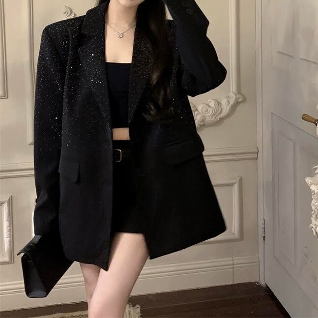 アウター ジャケット スーツジャケット レディース 長袖 襟付き ボタン 前開き キラキラ ポケット ルーズ ゆったり かわいい 大人可愛い 大人かっこいい 大人女子 オトナ 大人 おしゃれ お洒落 アウター ジャケット スーツジャケット レディース 長袖 襟付き ボタン 前開き キラキラ ポケット ルーズ ゆったり かわいい 大人可愛い 大人かっこいい 大人女子 オトナ 大人 おしゃれ お洒落