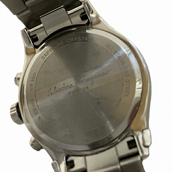 サルバトーレフェラガモ FH6 クォーツ クロノグラフ 腕時計 メンズ 【中古】