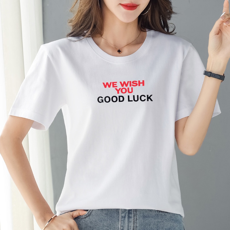 新疆綿半袖tシャツ女性ルーズ韓国語バージョン21新しい夏のイントレンディな赤い半袖ボトミングトッ 全商品オープニング価格特別価格