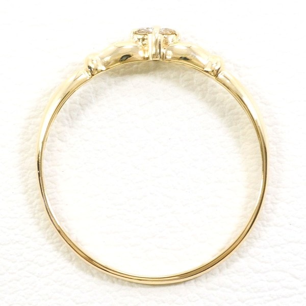 K9YG リング 指輪 11.5号 ダイヤ 総重量約0.8g ジュエリー 中古 K9YG リング 指輪 11.5号 ダイヤ 総重量約0.8g ジュエリー 中古