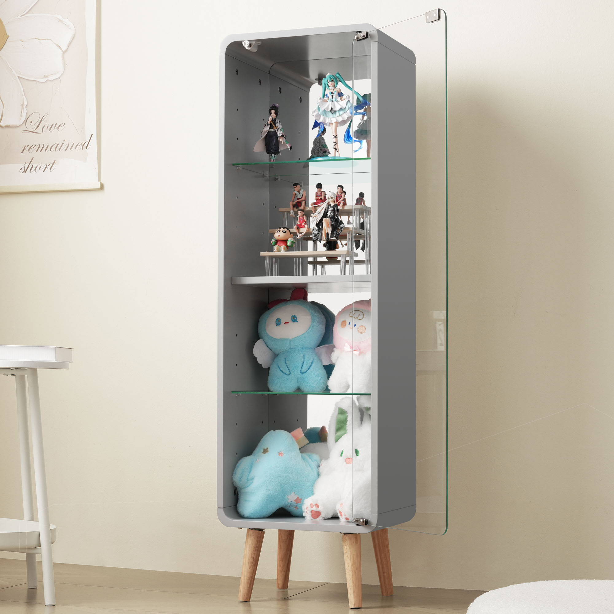 【大好評!最安値挑戦!】【国内即発送】コレクションケース コレクションシェルフ ガラスディスプレイキャビネット4段 高さ調節可能 フィギュア 収納 背面ミラー 強化ガラス棚 サイズ:幅36*奥行26. 【大好評!最安値挑戦!】【国内即発送】コレクションケース コレクションシェルフ ガラスディスプレイキャビネット4段 高さ調節可能 フィギュア 収納 背面ミラー 強化ガラス棚 サイズ:幅36*奥行26.
