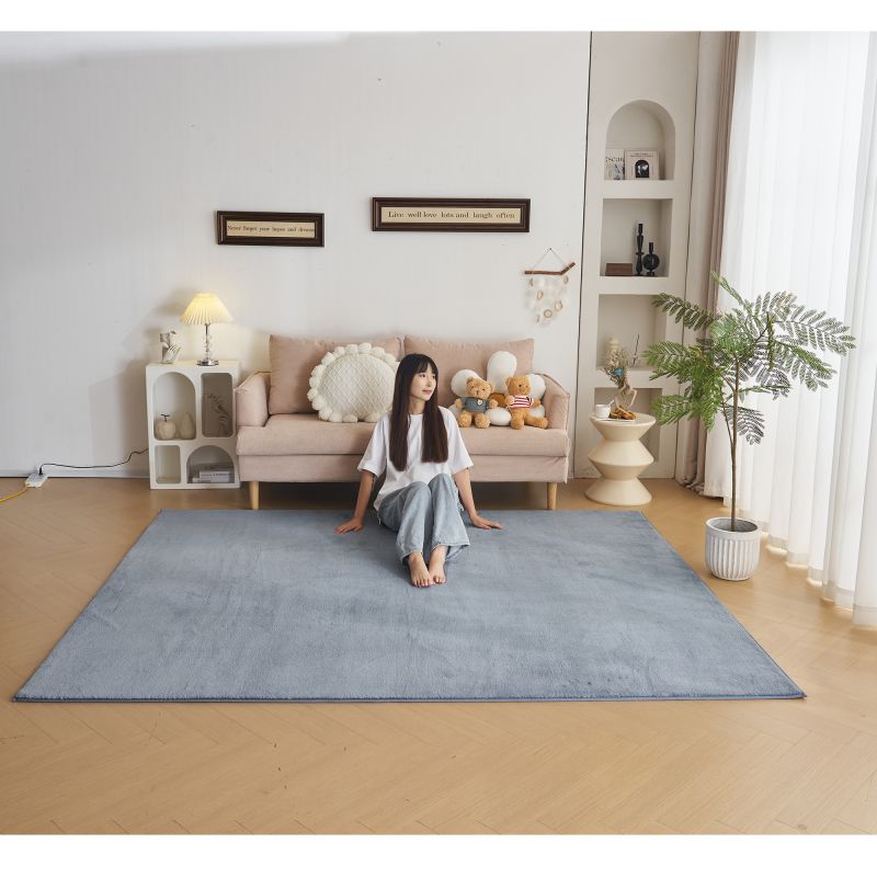 ラグ カシミヤ 洗える 北欧 ダウンリンク 200x200cm 超高密度織 約225万本/m2 カーペット 滑り止め ふかふか 洗える 角型 絨毯 床暖房 ホットカーペット おしゃれ 防カビ 防ダニ