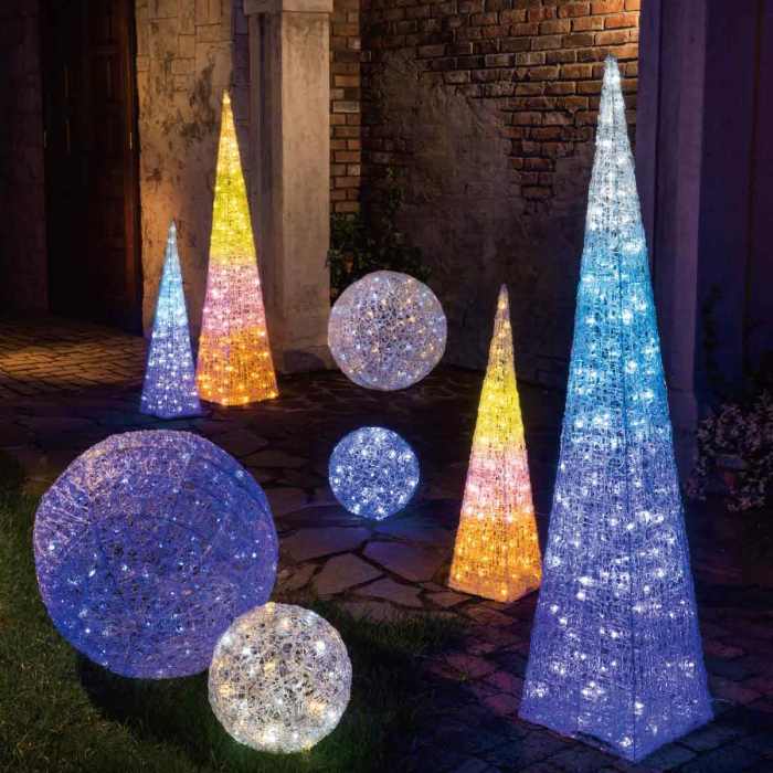 エントリーでポイント5倍！11月4日20:0011月11日1:59LEDプリンセスツリーライト 屋外使用可／コントロール可 H150cm オレンジゴールド 1台クリスマス ツリー イルミネーション 電