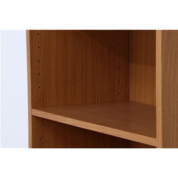 多目的 収納棚/本棚 6段 [ナチュラル] 幅60cm [オフィス 書斎 子供部屋]