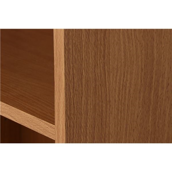 多目的 収納棚/本棚 6段 [ナチュラル] 幅60cm [オフィス 書斎 子供部屋]