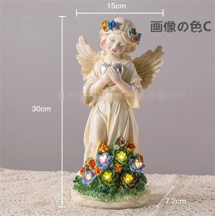 早い者勝ち 装飾置物 天使 光る 大人気 太陽エネルギー 天使 キューピッド 旅行記念 誕生日プレゼント 樹脂 工芸品 景観 庭 庭園 レトロ 早い者勝ち 装飾置物 天使 光る 大人気 太陽エネルギー 天使 キューピッド 旅行記念 誕生日プレゼント 樹脂 工芸品 景観 庭 庭園 レトロ