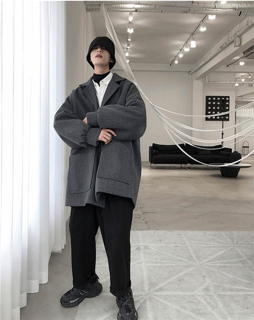 秋服 通勤 秋 スリム 防寒服 メンズ 無地 冬服 細身 コートメンズ　トレンチコート ビジネスコート シンプル 暖かい チェスターコート あったか ミモレ丈 ステンカラーコート ウール 5colo