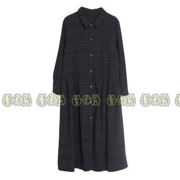 ロングワンピース ワンピース ロングワンピ レディース 前開き チュニック マキシ丈 シャツワンピース 秋 長袖 40代 チェック柄 体型カバー ゆったり 着痩せ ロングワンピース ワンピース ロングワンピ レディース 前開き チュニック マキシ丈 シャツワンピース 秋 長袖 40代 チェック柄 体型カバー ゆったり 着痩せ