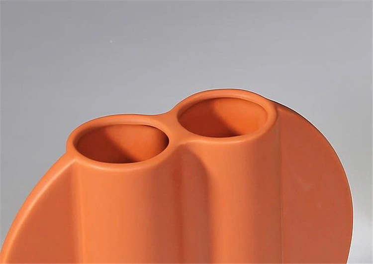 タイムセール激安セール 大人気 デザイナー リビング 柔らかな装飾 装飾 モランディ 陶磁器 花瓶 抽象的な形 造花 ドライフラワー フラワーアレンジメント タイドファッション