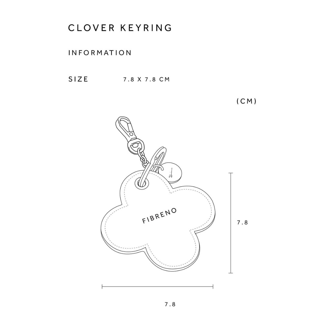 CLOVER KEYRING /クローバー型のキーリング CLOVER KEYRING /クローバー型のキーリング