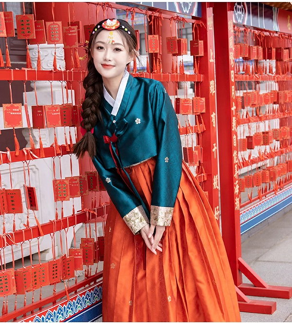 Qoo10] レディース 韓服 チマチョゴリ 2点セッ