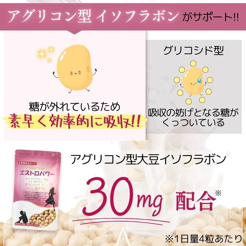 大豆イソフラボン +46成分×3個セット 女性 サプリ エストロパワー エクオール 産生成分 イソフラボン サプリ pms 栄養機能食品 日本 国産 大豆イソフラボン +46成分×3個セット 女性 サプリ エストロパワー エクオール 産生成分 イソフラボン サプリ pms 栄養機能食品 日本 国産