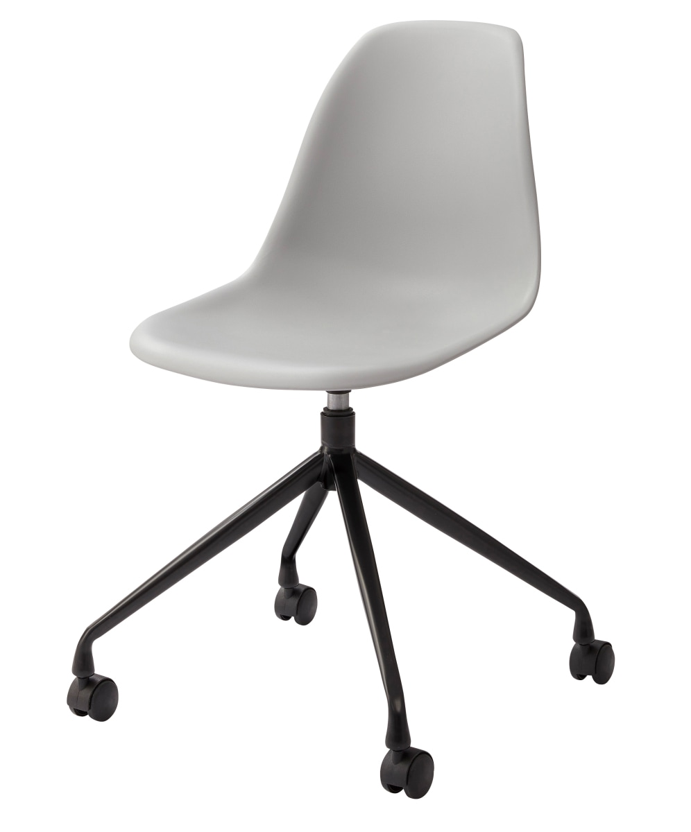 カトル 回転チェア デスクチェア オフィスチェア キャスター付 アームレス 椅子 シェル型 シンプル カトル 回転チェア デスクチェア オフィスチェア キャスター付 アームレス 椅子 シェル型 シンプル