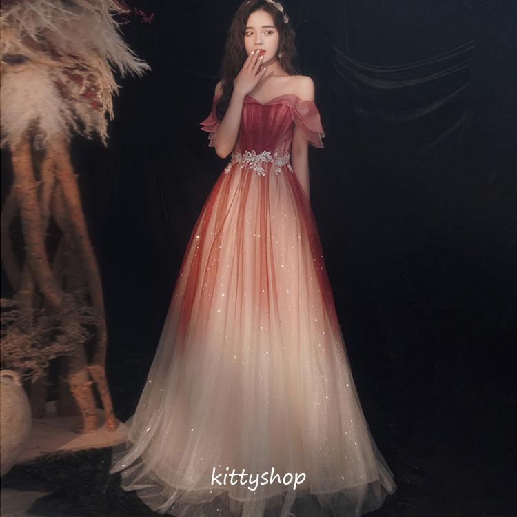 【急速出荷!】高評価 イブニングドレス ワイン赤 ドレス ル パーティードレス オフショルダー ロング丈ドレス Aライン 結婚式 成人式 二次会ドレス お呼ばれドレス 【急速出荷!】高評価 イブニングドレス ワイン赤 ドレス ル パーティードレス オフショルダー ロング丈ドレス Aライン 結婚式 成人式 二次会ドレス お呼ばれドレス