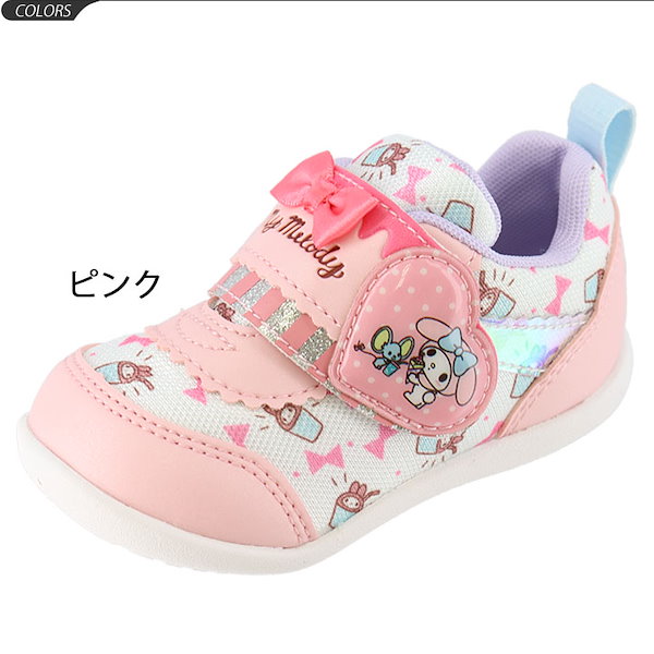 Qoo10] ムーンスター ベビーシューズ キッズ 女の子 スニーカ
