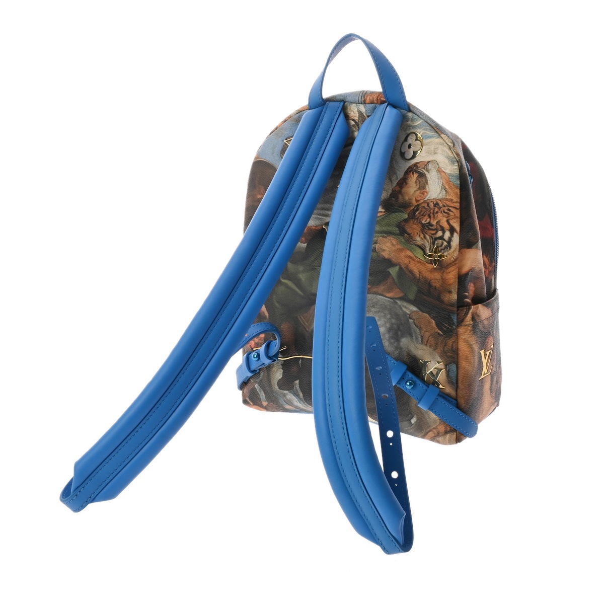 マスターズコレクション パームスプリングス ルーベンス ブルー M43335 レディース レザー リュック・デイパック Aランク 中古 銀蔵