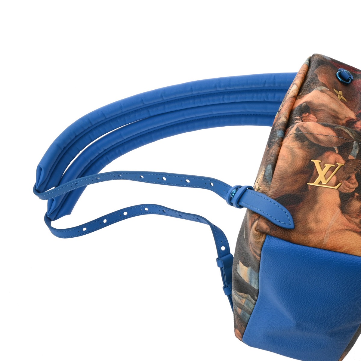 マスターズコレクション パームスプリングス ルーベンス ブルー M43335 レディース レザー リュック・デイパック Aランク 中古 銀蔵