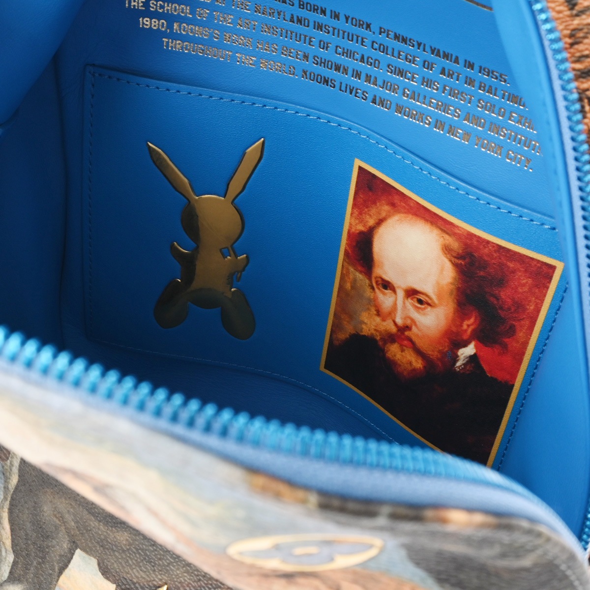 マスターズコレクション パームスプリングス ルーベンス ブルー M43335 レディース レザー リュック・デイパック Aランク 中古 銀蔵