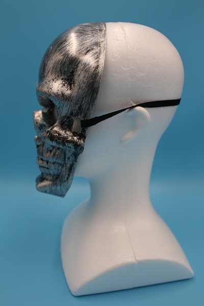 ドクロ顔 Skall face sr PSA10 Qoo10] ドクロ 骸骨 お面 スカル フェイスマス