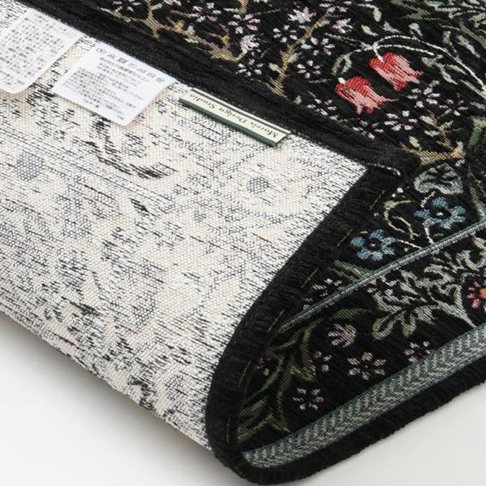 川島織物セルコン Morris Design Studio ブラックソーン マット 46×70cm FH1712 BK ブラック 川島織物セルコン Morris Design Studio ブラックソーン マット 46×70cm FH1712 BK ブラック
