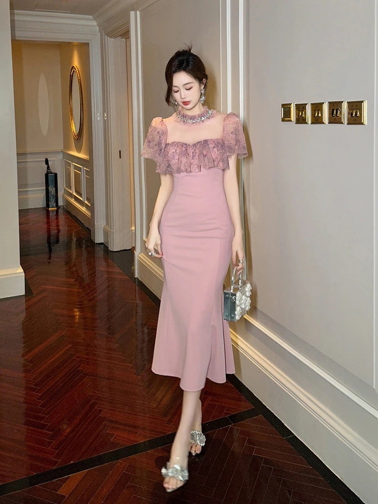 ピンク 卒業式 チュールドッ キャバ 同窓会 ドレス パーティー 披露宴 大人 フリル 【JY.】 2025夏新品 マーメイド 演奏会 メガ割 ウェディング 結婚式 二次会ワンピースドレスドレス(2 ピンク 卒業式 チュールドッ キャバ 同窓会 ドレス パーティー 披露宴 大人 フリル 【JY.】 2025夏新品 マーメイド 演奏会 メガ割 ウェディング 結婚式 二次会ワンピースドレスドレス(2