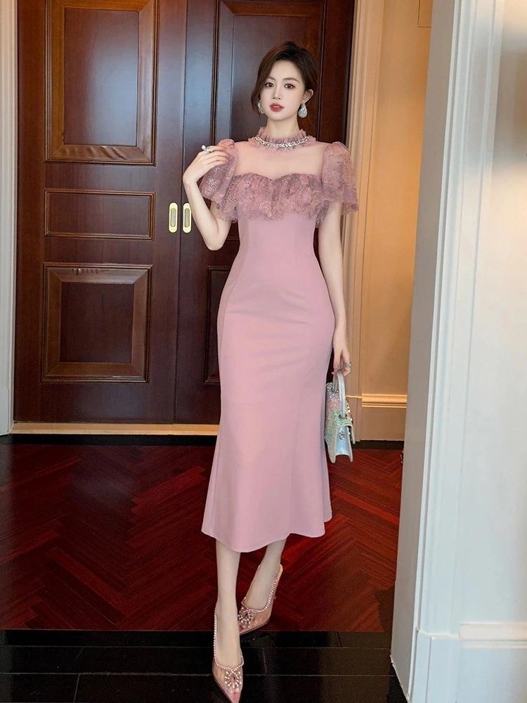 ピンク 卒業式 チュールドッ キャバ 同窓会 ドレス パーティー 披露宴 大人 フリル 【JY.】 2025夏新品 マーメイド 演奏会 メガ割 ウェディング 結婚式 二次会ワンピースドレスドレス(2 ピンク 卒業式 チュールドッ キャバ 同窓会 ドレス パーティー 披露宴 大人 フリル 【JY.】 2025夏新品 マーメイド 演奏会 メガ割 ウェディング 結婚式 二次会ワンピースドレスドレス(2