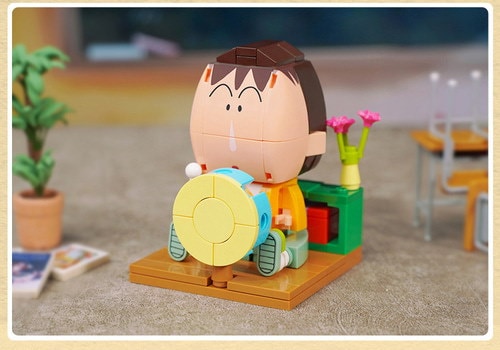 クレヨンしんちゃん ブロック 5点セット 海外限定 クレヨンしんちゃん クラスメイト ブロック 5個セット