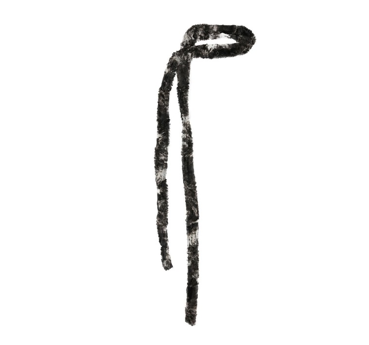 【FLAREUP】 SCARF FUR JACKET : BLACK