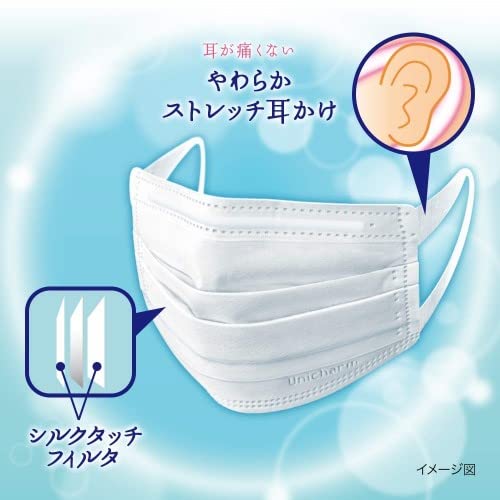 超快適マスク 風邪・花粉用 プリーツタイプ 不織布マスク 日本製 やや大きめサイズ 50枚入 PM2.5対応 日本製 ノーズフィットつき (99% ウィルス飛沫カットフィルタ) ユニチャーム 3箱セッ 超快適マスク 風邪・花粉用 プリーツタイプ 不織布マスク 日本製 やや大きめサイズ 50枚入 PM2.5対応 日本製 ノーズフィットつき (99% ウィルス飛沫カットフィルタ) ユニチャーム 3箱セッ