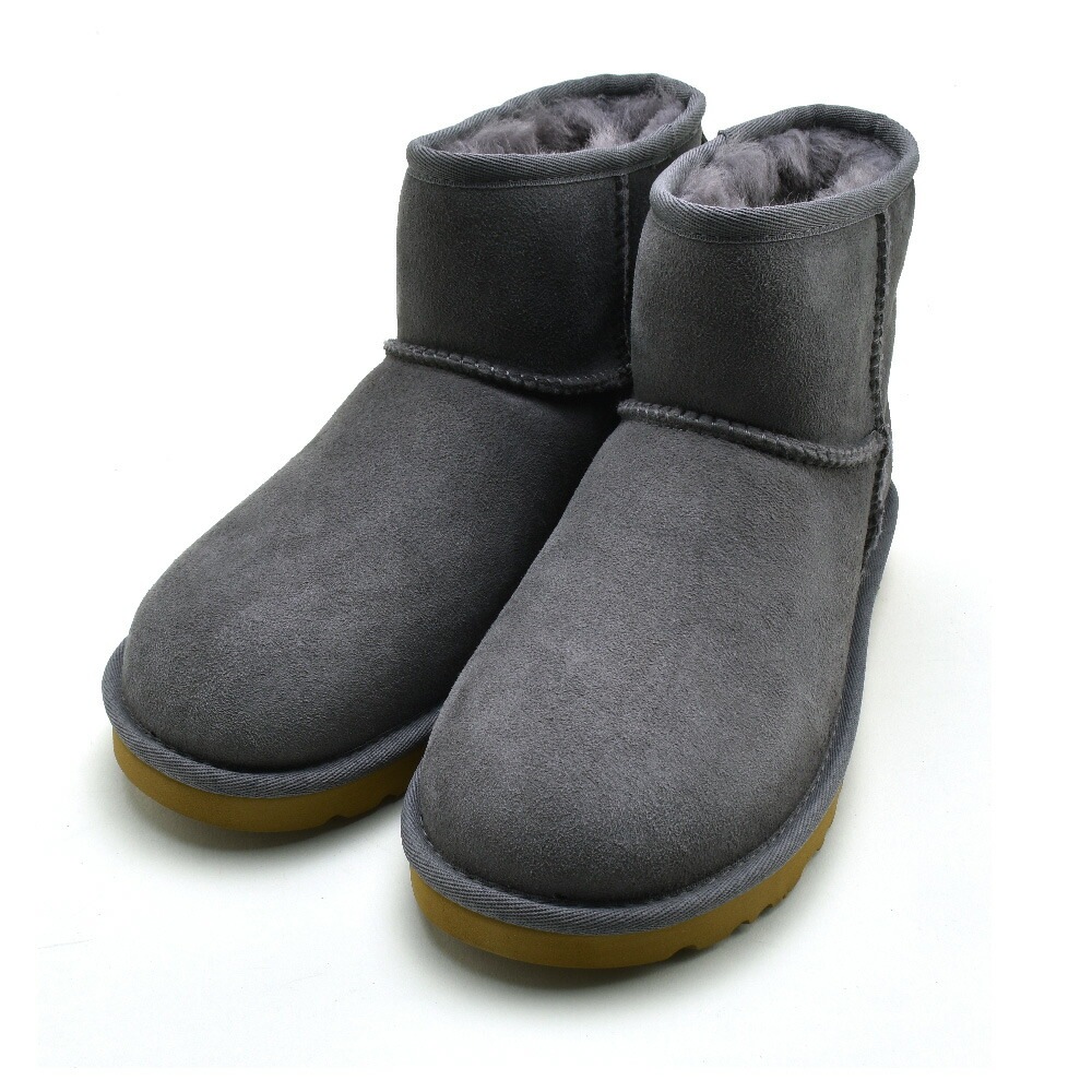 アグ クラシックミニ ブーツ レディース ムートンブーツ シープスキン ファー グレー UGG CLASSIC MINI II【1016222sha】