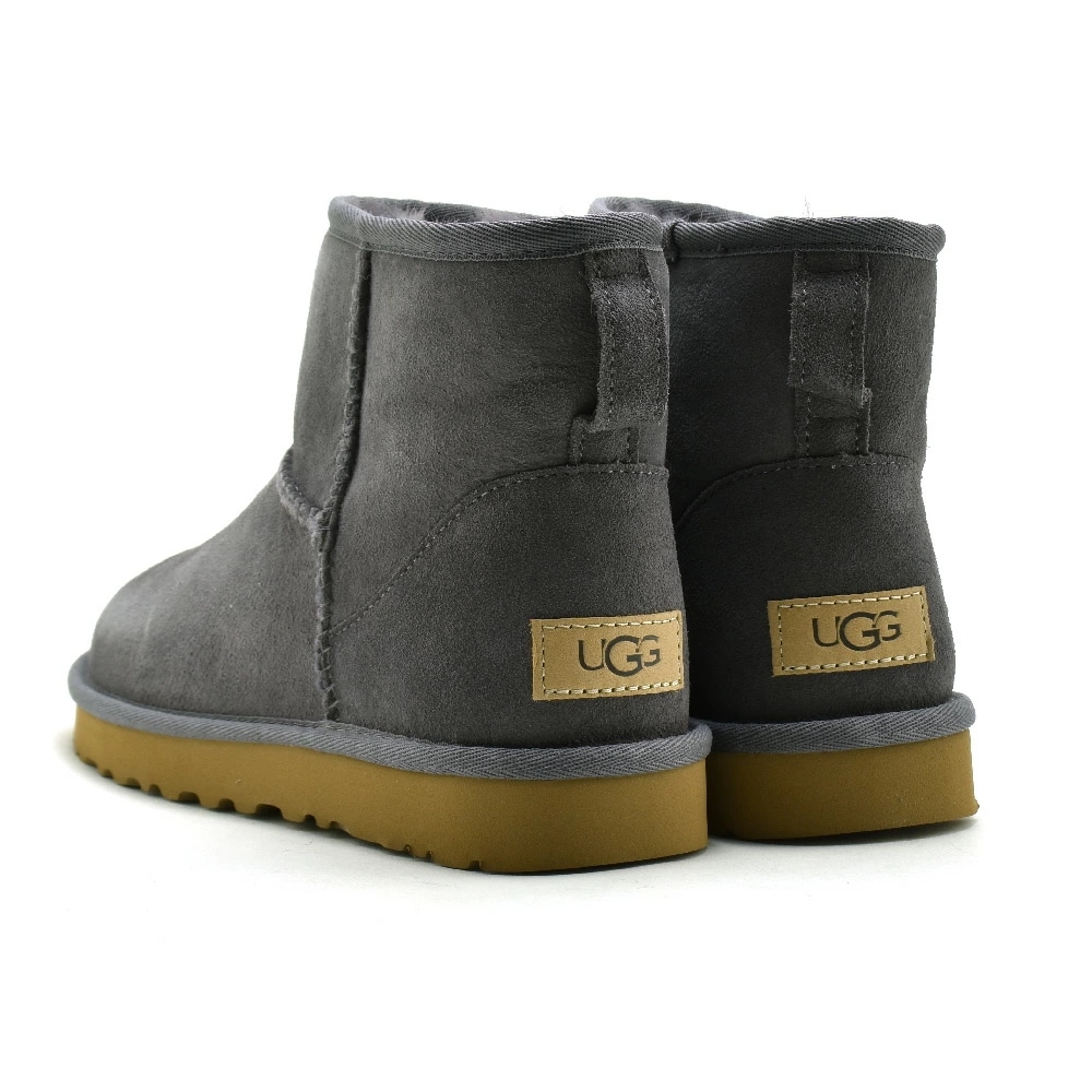 アグ クラシックミニ ブーツ レディース ムートンブーツ シープスキン ファー グレー UGG CLASSIC MINI II【1016222sha】