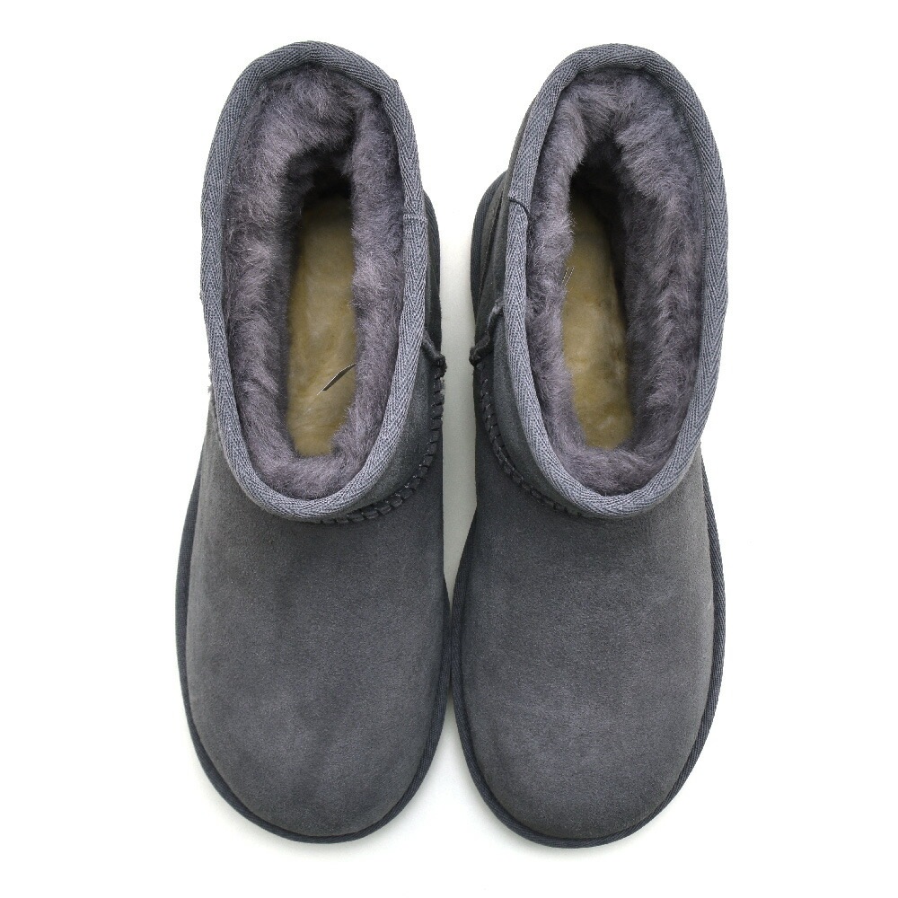 アグ クラシックミニ ブーツ レディース ムートンブーツ シープスキン ファー グレー UGG CLASSIC MINI II【1016222sha】