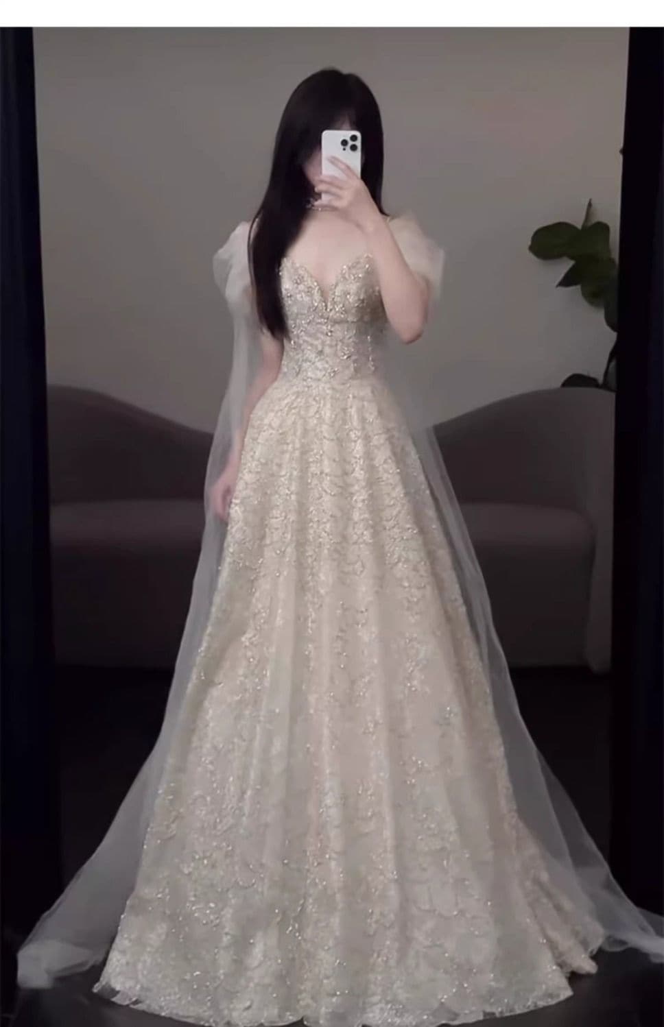 ドレス誕生日アート試験ホストパフォーマンスコスム森エンゲージメントワンピースドレスドレス