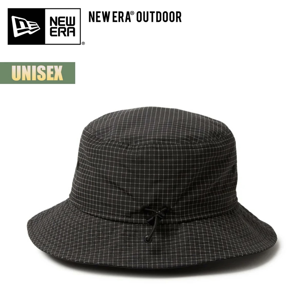 アウトドア ハット 帽子 アドベンチャーライト リフレクター ブラック ドローコード ユニセックス 抗菌 軽量 あご紐 夜 ナイトランニング 手洗い 14392216 2025 SS 正規品