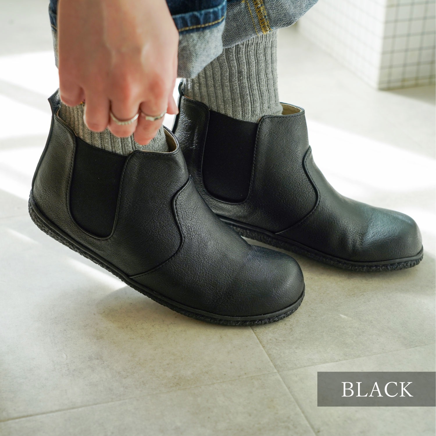 サイドゴアブーツ ショート レディース 軽量 ブラック ブラウン ダークブラウン 黒 CA153 母の日