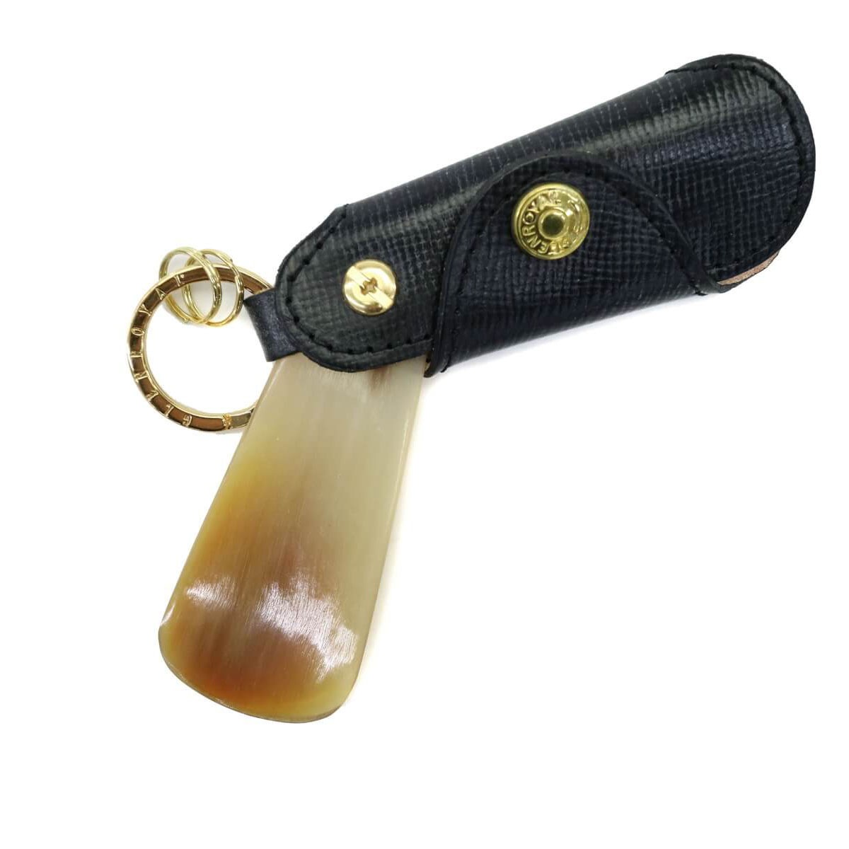3カ月保証 キーホルダー 携帯用 POCKET SHOE HORN ブライドルレザー 03-5802