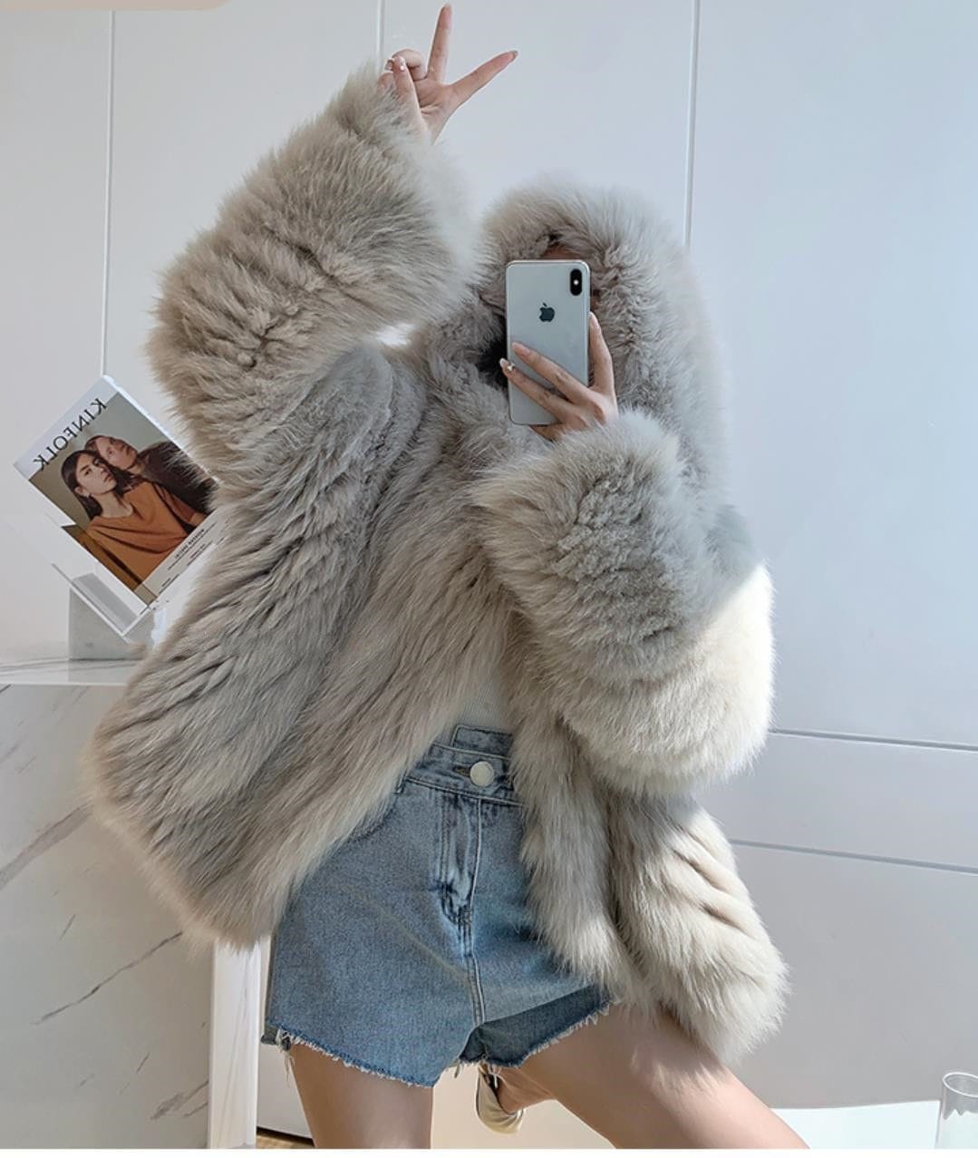 感ファーコートふわふわ 厚手レディース毛皮 セレブ ゆったりコート エレガントアウター レディース715 感ファーコートふわふわ 厚手レディース毛皮 セレブ ゆったりコート エレガントアウター レディース715