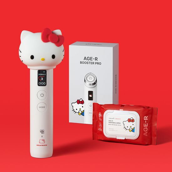 【HELLO KITTY エディション】 AGE-Rブースタープロ 新品 美顔器 Qoo10] メディキューブ [韓国正規品][新商品]AGE-R ブー