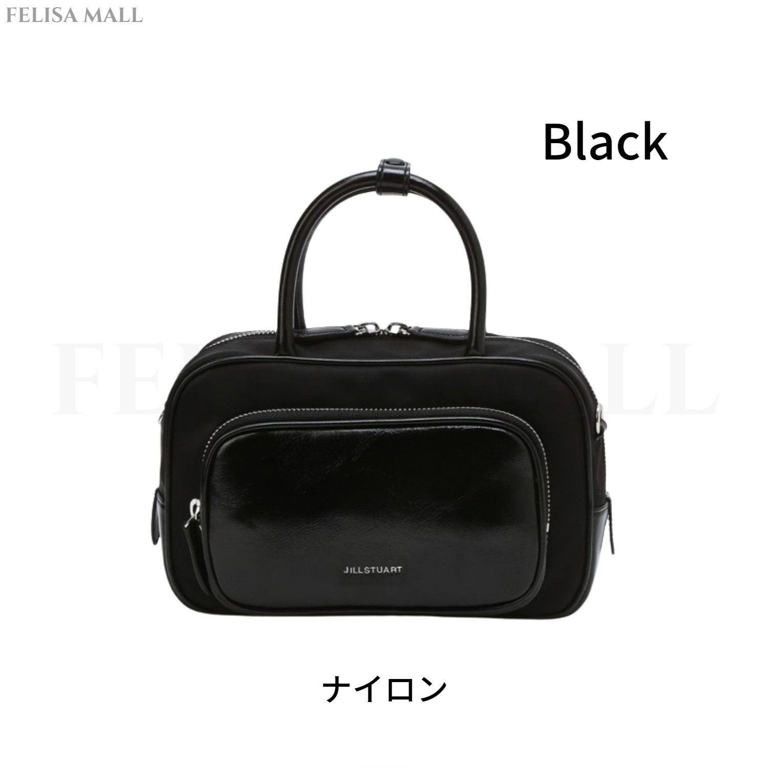 [JILLSTUART] Pocket Point Square トートバッグ 韓国バッグ ナイロン/キャンバス地